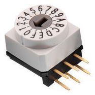 ROTARY CODED SWITCH, 16POS, 0.15A, 24VDC