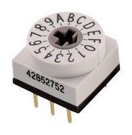 ROTARY CODED SWITCH, 10POS, 0.15A, 24VDC