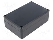 Enclosure: multipurpose; X: 80mm; Y: 120mm; Z: 41mm; ABS; black; IP55 MASZCZYK