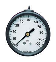 PRESSURE GAUGES, 200PSI, 1/4"NPT