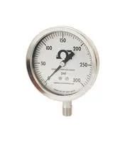PRESSURE GAUGES, 30INHG, 1/4"MNPT