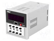 Counter: electronical; LED,mechanical indicator; pulses; 9999 ANLY ELECTRONICS