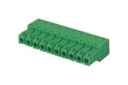 TERMINAL BLOCK, R/A SOCKET, 10WAY, TH