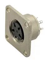 CIRCULAR CONN, RCPT, 3POS, SOLDER