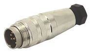 CIRCULAR CONN, PLUG, 8POS, SOLDER