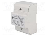 Power supply: transformer type; for DIN rail,non-stabilised BREVE TUFVASSONS