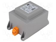 Transformer: mains; 160VA; 230VAC; 24V; Leads: terminal block; IP30 BREVE TUFVASSONS