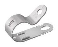 EARTHING METAL CLIP, ALUMINIUM, 19.2MM