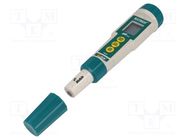 Meter: pH; LCD; 0÷14pH; -5÷90°C; IP57; Measurement memory: 15 EXTECH