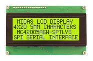 LCD MODULE, 20 X 4, COB, 4.75MM, STN