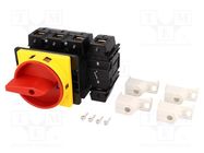 Switch: main cam switch; Stabl.pos: 2; 125A; OFF-ON; Poles: 3+N EATON ELECTRIC