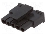 Connector: wire-board; plug; female; Micro-Fit 3.0; 3mm; PIN: 5 MOLEX