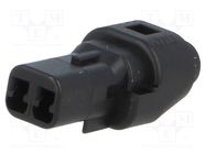 Connector: wire-wire; plug; female; Mizu-P25; for cable; PIN: 2 MOLEX