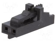 Connector: wire-wire/PCB; plug; female; PIN: 2; SL; for cable MOLEX
