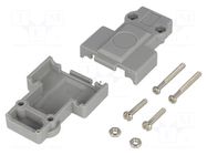 Enclosure for connectors: D-Sub; flat cable; for ribbon cable AMPHENOL COMMUNICATIONS SOLUTIONS