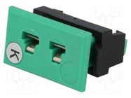 Connector: for thermocouple; socket; female; PIN: 2 