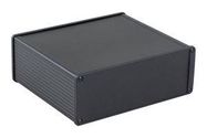 ENCLOSURE, EMI/RFI BOX, ALUMINIUM, BLK