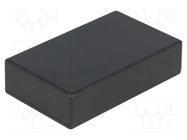 Enclosure: multipurpose; X: 36mm; Y: 60mm; Z: 15mm; ABS; black MASZCZYK