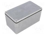 Enclosure: multipurpose; X: 64mm; Y: 115mm; Z: 55mm; 1550; aluminium HAMMOND