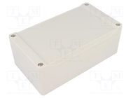 Enclosure: multipurpose; X: 90mm; Y: 160mm; Z: 60mm; 1555; ABS; grey HAMMOND