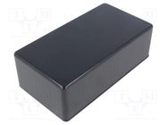 Enclosure: multipurpose; X: 80mm; Y: 150mm; Z: 50mm; 1591; ABS; black HAMMOND