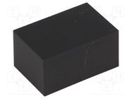 Enclosure: designed for potting; X: 20mm; Y: 30mm; Z: 15mm; ABS HAMMOND