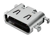 USB CONN, 2.0 TYPE C, R/A RCPT, 16POS