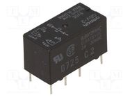 Relay: electromagnetic; DPDT; Ucoil: 5VDC; Icontacts max: 2A; G5V-2 OMRON Electronic Components