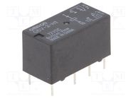 Relay: electromagnetic; DPDT; Ucoil: 12VDC; Icontacts max: 2A; PCB OMRON Electronic Components