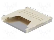 Connector: for cards; SD; without ejector; SMT AMPHENOL COMMUNICATIONS SOLUTIONS