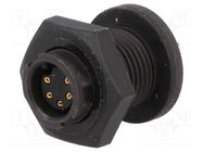 Connector: circular; EN2; socket; female; THT; for panel mounting SWITCHCRAFT