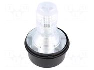 Signaller: lighting; flashing light; 201; 24VDC; IP65; Ø115x205mm MOFLASH SIGNALLING