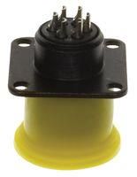 SOCKET, SQUARE FLANGE, 6WAY