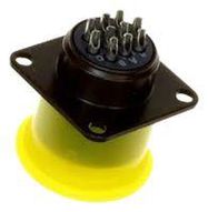 SOCKET, SQUARE FLANGE, 10WAY