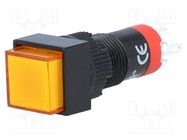 Switch: push-button; Pos: 2; SPDT; 0.5A/250VAC; 1A/24VDC; ON-(ON) ONPOW