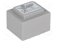 Transformer: encapsulated; 2VA; 230VAC; 9V; 220mA; PCB; IP00 INDEL