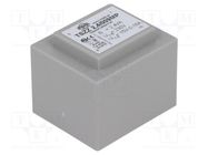 Transformer: encapsulated; 2.4VA; 230VAC; 15V; 160mA; PCB; IP00 INDEL