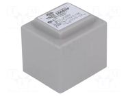 Transformer: encapsulated; 3VA; 230VAC; 12V; 12V; 120mA; 120mA; PCB INDEL