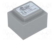 Transformer: encapsulated; 7VA; 230VAC; 7.5V; 930mA; PCB; IP00 INDEL