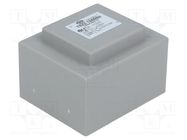 Transformer: encapsulated; 12VA; 230VAC; 15V; 800mA; PCB; IP00 INDEL