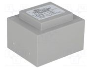 Transformer: encapsulated; 12VA; 230VAC; 24V; 500mA; PCB; IP00 INDEL