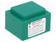 Transformer: encapsulated; 4VA; 230VAC; 7.5V; 7.5V; 266.6mA; PCB BREVE TUFVASSONS