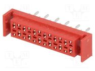 Wire-board; socket; female; PIN: 12; THT; on PCBs; 30V; 1A; -40÷105°C AMPHENOL COMMUNICATIONS SOLUTIONS