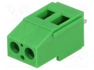 PCB terminal block; angled 90°; 5mm; ways: 2; on PCBs; 0.5÷4mm2 PTR MESSTECHNIK