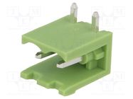 Pluggable terminal block; Contacts ph: 5mm; ways: 2; angled 90° XINYA