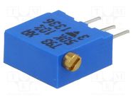 Potentiometer: mounting; multiturn; 50kΩ; 500mW; THT; ±10%; linear VISHAY