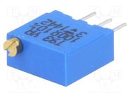 Potentiometer: mounting; multiturn; 100Ω; 500mW; THT; ±10%; linear VISHAY