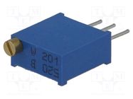 Potentiometer: mounting; multiturn; 200Ω; 500mW; THT; ±10%; linear SR PASSIVES