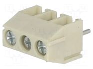 Connector: PCB terminal block; terminal; 10A; 300V; angled 90° NINIGI