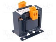 Transformer: mains; 63VA; 400VAC; 24V; Leads: terminal block; IP00 BREVE TUFVASSONS